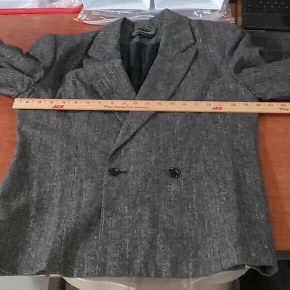 Patricia Roberts wool blend blazer women's size 10 multicolor - Picture 11 of 16